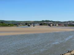 Looking back towards the Taw Bridge